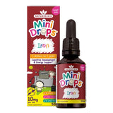 Natures Aid Infant's & Kid's Iron Mini Drops 10mg Iron Supplement Drops 50ml