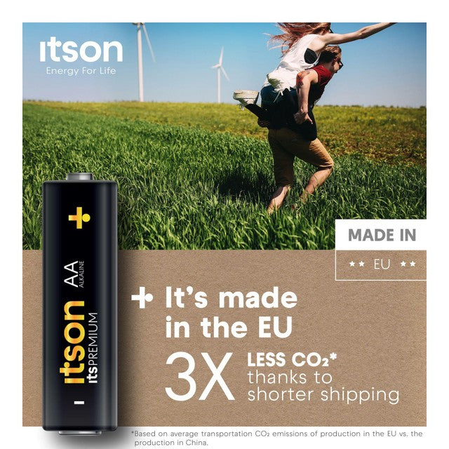 ITSON Itspremium AA alkaline batteries 10-pack, UK version