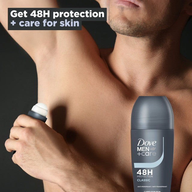 Dove Men+Care Classic Anti-Perspirant Roll-On Deodorant 50ml - British product