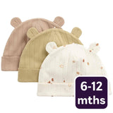 M&S Leaf Hats Sand Baby Hats 6-12 Months