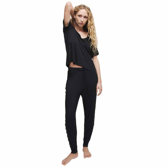 M&S pyjama top black medium, imported from the UK