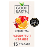 Good Earth Orange and Passionfruit Fruit and Herbal Tea 15 Teabags