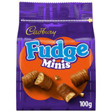 Cadbury Fudge Minis Chocolate-Covered Fudge Pieces 100g