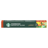 Starbucks Breakfast Blend coffee capsules 10 pack (British brand)
