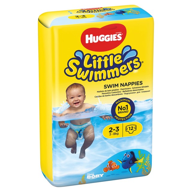 Huggies Little Swimmers Swim Nappies Size 2-3, UK version