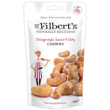 Mr Filbert's Chicago-Style Sweet & Salty Cashews 100g, imported from the UK