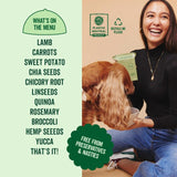 Marleybones wet dog food Lamb & Superfoods 390g, imported from the UK