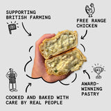 Willy's Pies Roast Chicken, Rosemary & Leek pie 200g (British brand)
