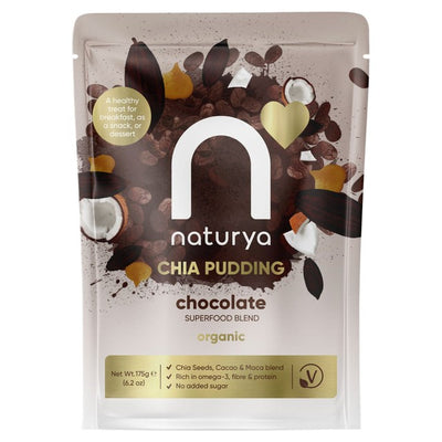 Mélange superalimentaire pour pudding au chocolat et chia bio Naturya 175g