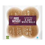 M&S Made Without Soft White Gluten-Free Rolls 4 per pack