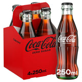 Coca-Cola Zero Sugar Cola Drink 4 x 250ml