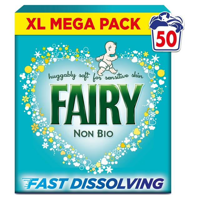 Non-Biological Laundry Detergent Powder for Sensitive Skin, 50 Washes