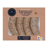M&S Heritage Gold Master Grill Free Range British Pork Sausages 400g