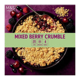 M&S Mixed Berry Crumble 500g, imported from the UK