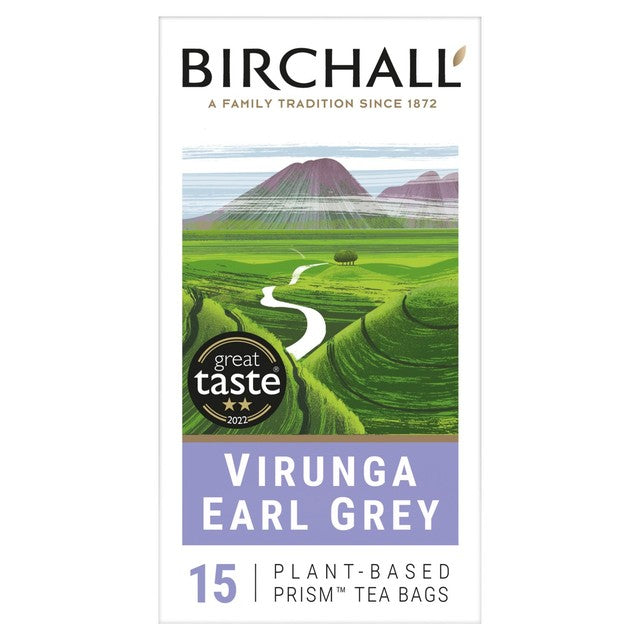 Birchall Earl Grey tea bags 15 Prism Tea Bags - British product