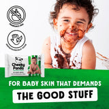 The Cheeky Panda unscented baby wipes 60 wipes (British brand)