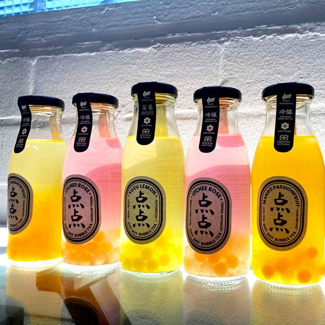 Dot Dot Yuzu Lemon Bubble Tea 250ml - British product