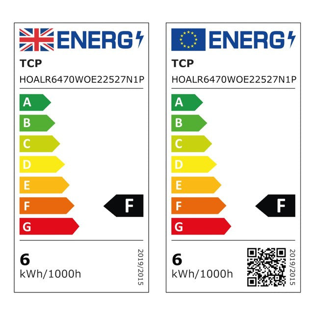 TCP spotlight screw LED light bulb 40W warm white (British brand)