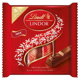 Lindt Lindor Milk Chocolate Bars 4 Pack 100g
