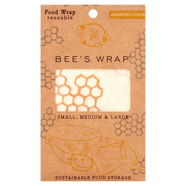 Bee's Wrap reusable food wraps assorted sizes - British product