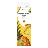 M&S Pressed Pineapple with Lime Fruit Juice 1L