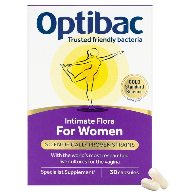 Optibac Probiotics For Women 30 capsules, imported from the UK