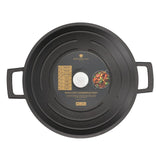 MasterClass cast aluminium shallow casserole dish 28cm/4L, imported from the UK