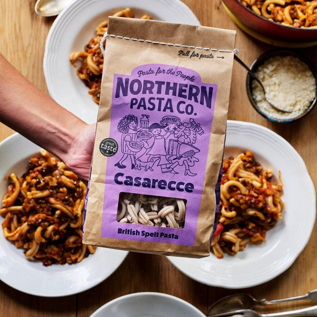 Northern Pasta Casarecce dry pasta 450g, imported from the UK