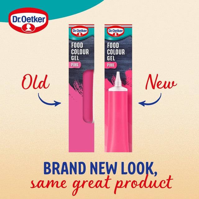 Dr. Oetker pink food colouring gel 15g - British product