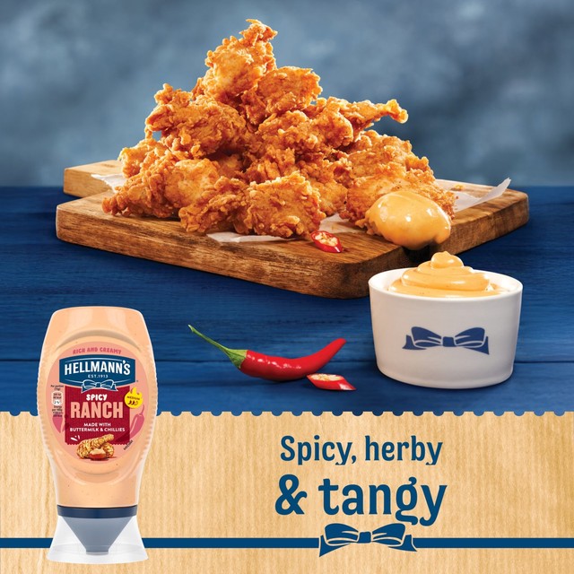 Hellmann's spicy ranch mayonnaise 250ml, UK version
