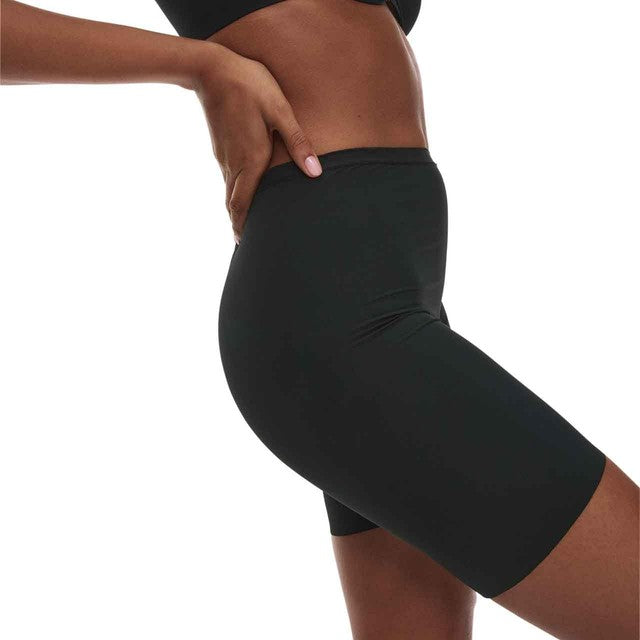 M&S Thigh Slimmers shapewear in black, size 10, imported from the UK
