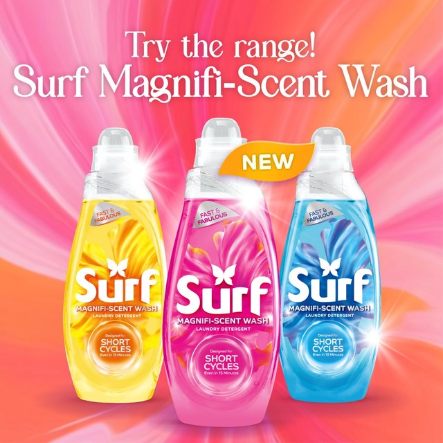 Surf Floral Fusion laundry detergent liquid 1485ml (British brand)
