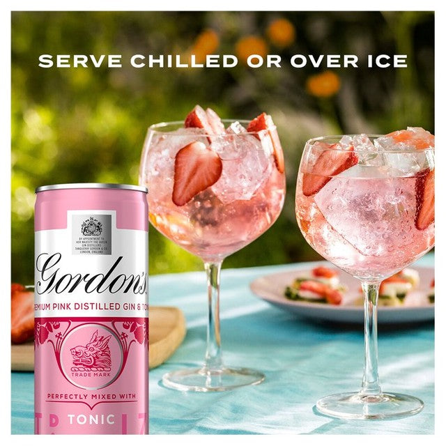 Gordon's pink gin and tonic 250ml can, UK version