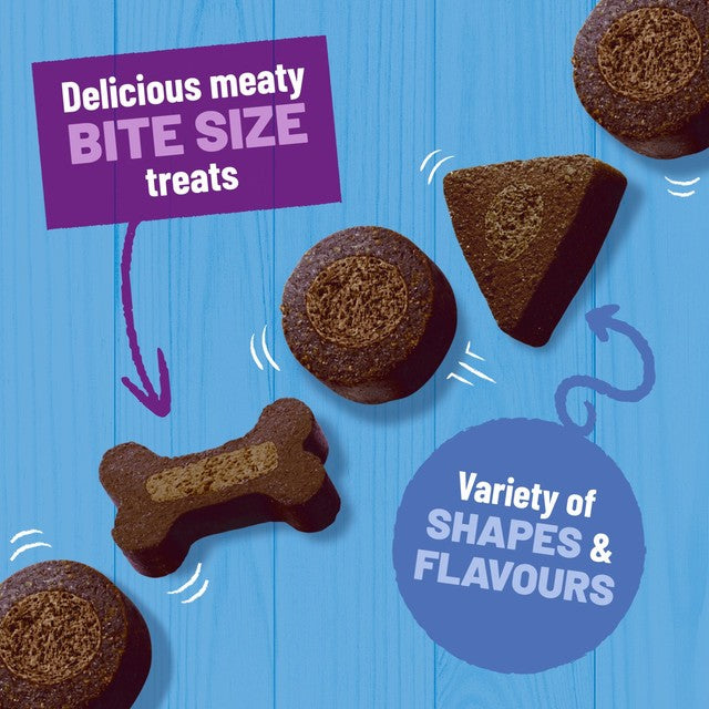 Bakers Allsorts chicken beef lamb dog treats 98g - British product