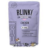 Blink Kitten Chicken Fillets in Jelly Complete Wet Cat Food 85g