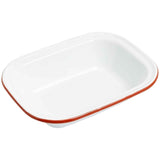Marks & Spencer Enamel Pie Dish White 28cm - British product