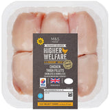 M&S Oakham Gold chicken thigh fillets 500g, imported from the UK