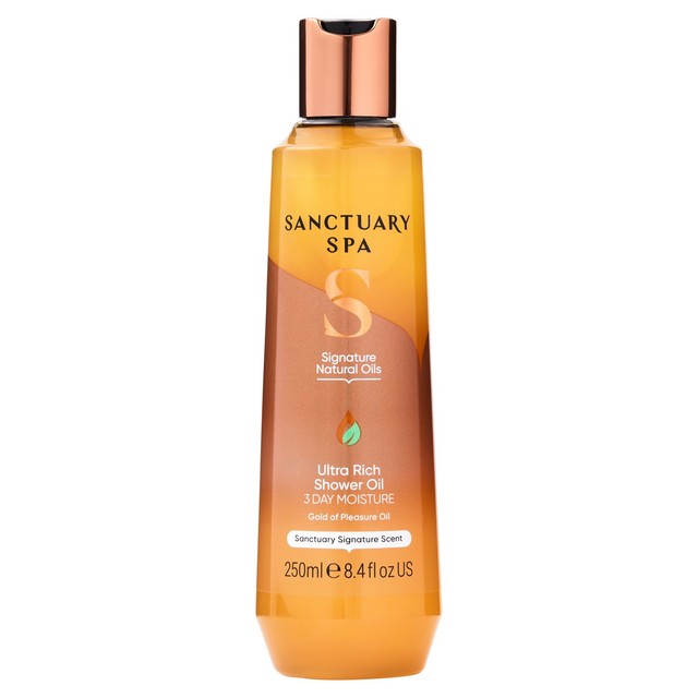 Sanctuary Spa signature natural oils shower oil 250ml (British brand)