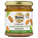 Biona Organic Almond Butter Smooth Spread 170g