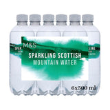 M&S Sparkling Scottish Mountain Water 6 x 500ml