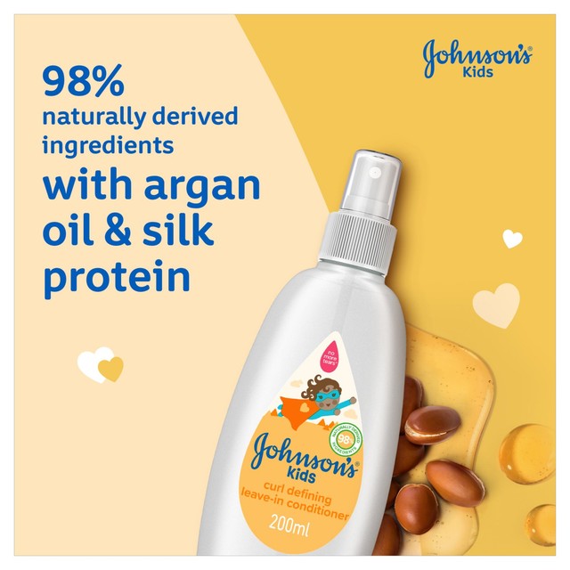 Johnson's Baby curl defining leave-in conditioner spray 200ml, UK version