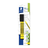 STAEDTLER Noris Handwriting Pen Black Ballpoint Pens 2pk