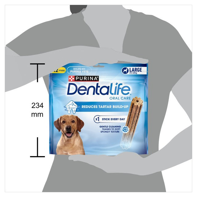 Dentalife chicken dog dental chews for large dogs - British product