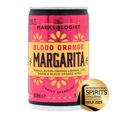 M&S Marksologist Blood Orange Margarita Tequila Cocktail Drink 150ml