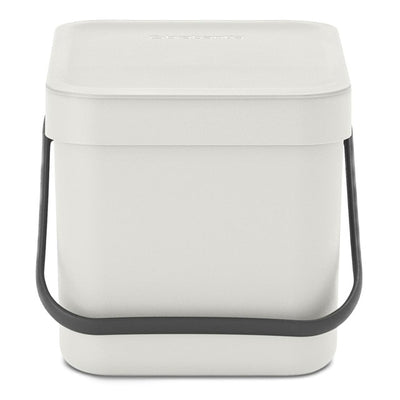 Brabantia Sort & Go Waste Bin Light Grey 6L