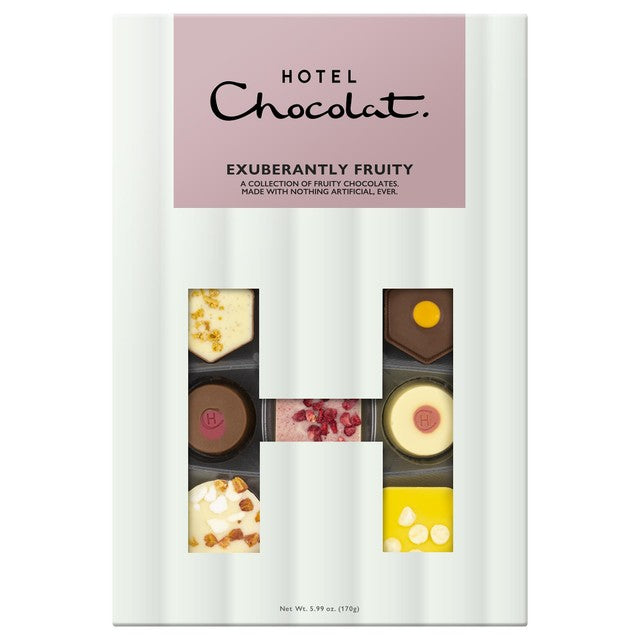 Hotel Chocolat exuberantly fruity h-box assorted chocolates 170g, UK version