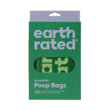 Earth Rated Lavender Tie Handle Poop Bags Dog Waste Disposal Bags 120 Pack
