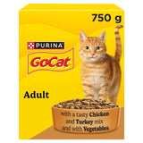 Go-Cat chicken and turkey dry cat food 750g, UK version