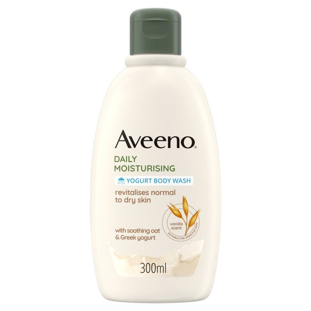 Aveeno Daily Moisturising Yogurt Body Wash for normal to dry skin 300ml - British product