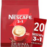 Nescafe Original 3in1 Instant Coffee Sachets 20pk